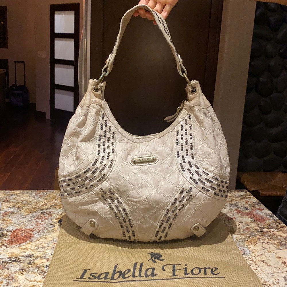 Leather chain bag